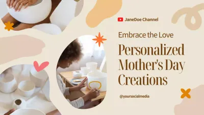 Beige Creative Mother's Day Promotion YouTube Thumbnail