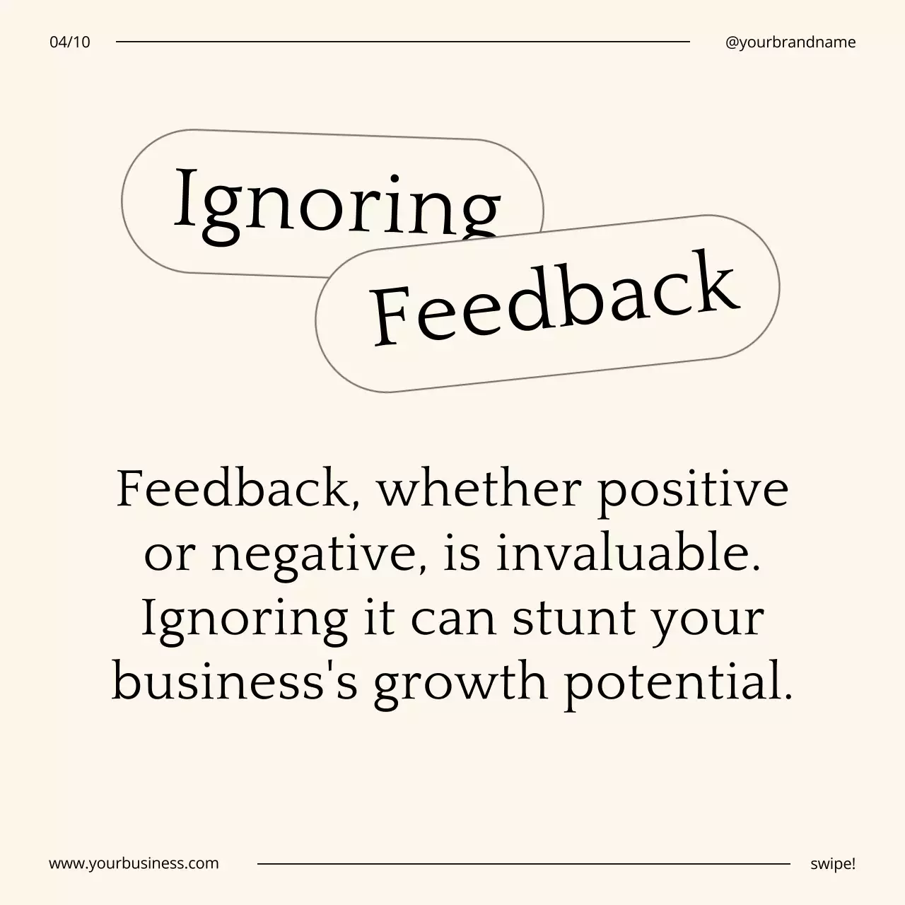 Beige Minimal Business Guide Social Media Post