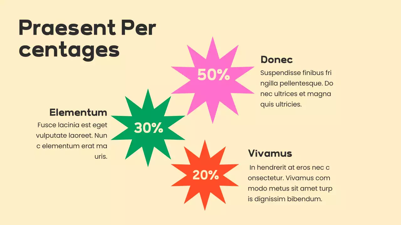 베이지 기본 단순 도형 보고서