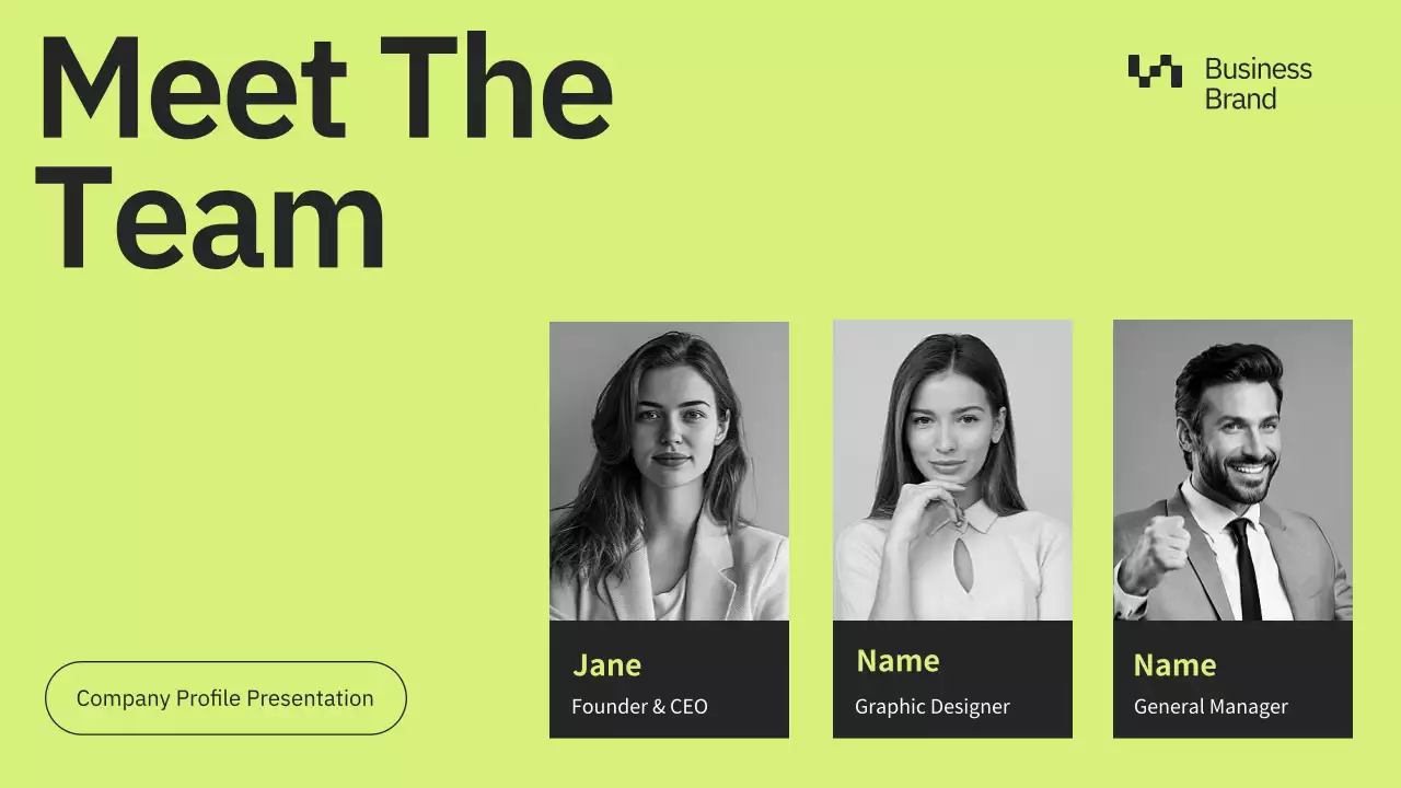 Blue Modern Company Profile Presentation