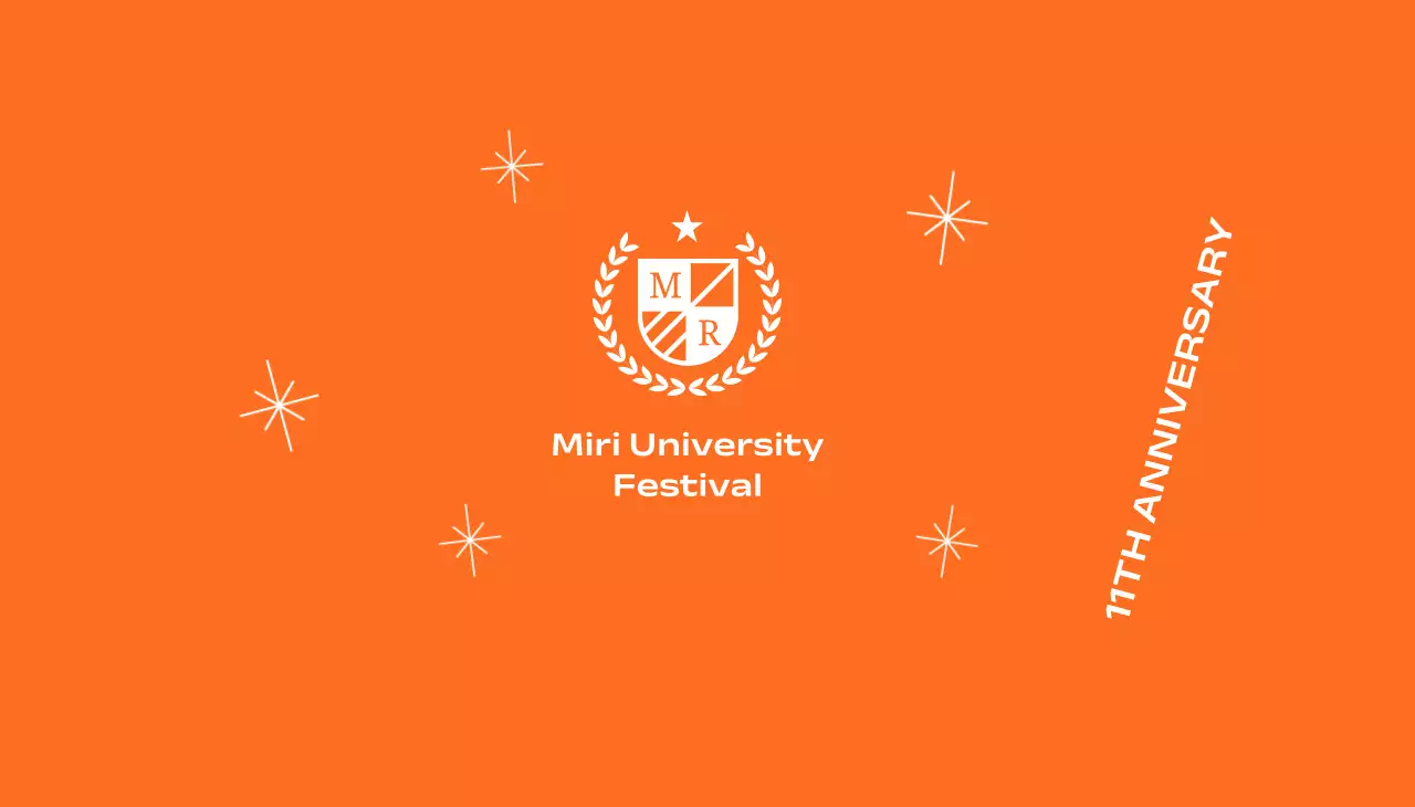 월계수가 있는 학교 로고와 반짝이가 있는 학교 기념 축제