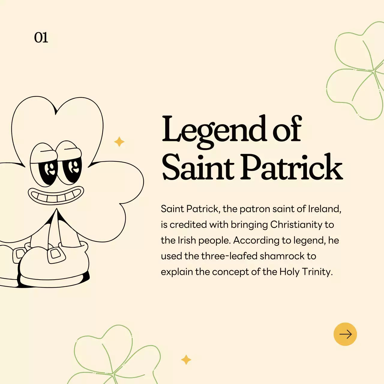 Green Traditional Saint Patrick's Day Guide Social Media Post