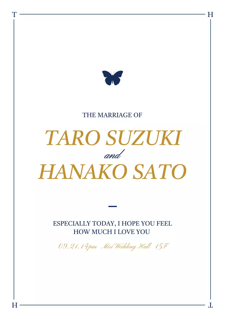 白 モダン 結婚式 招待状 ポスター