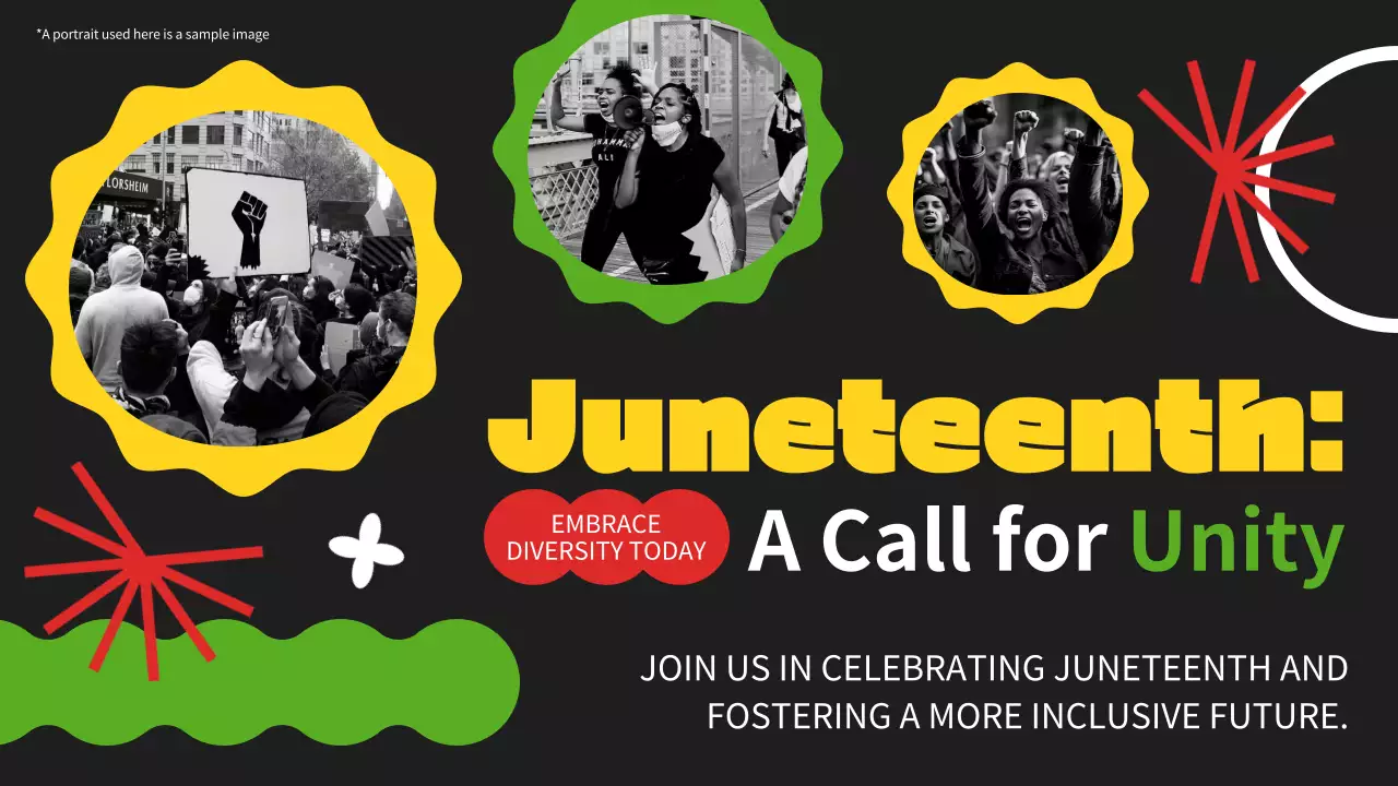 Black Modern Unity Promotion YouTube Thumbnail