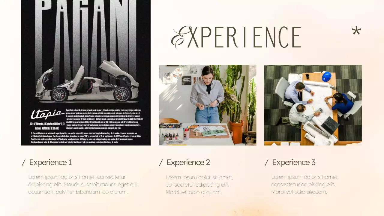 Beige Elegant Graphic Portfolio Presentation