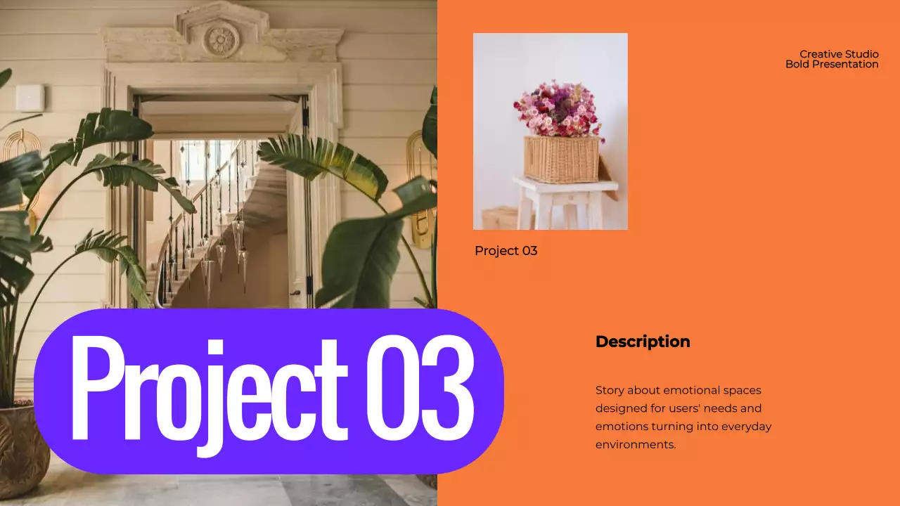 Purple Bold Portfolio Presentation