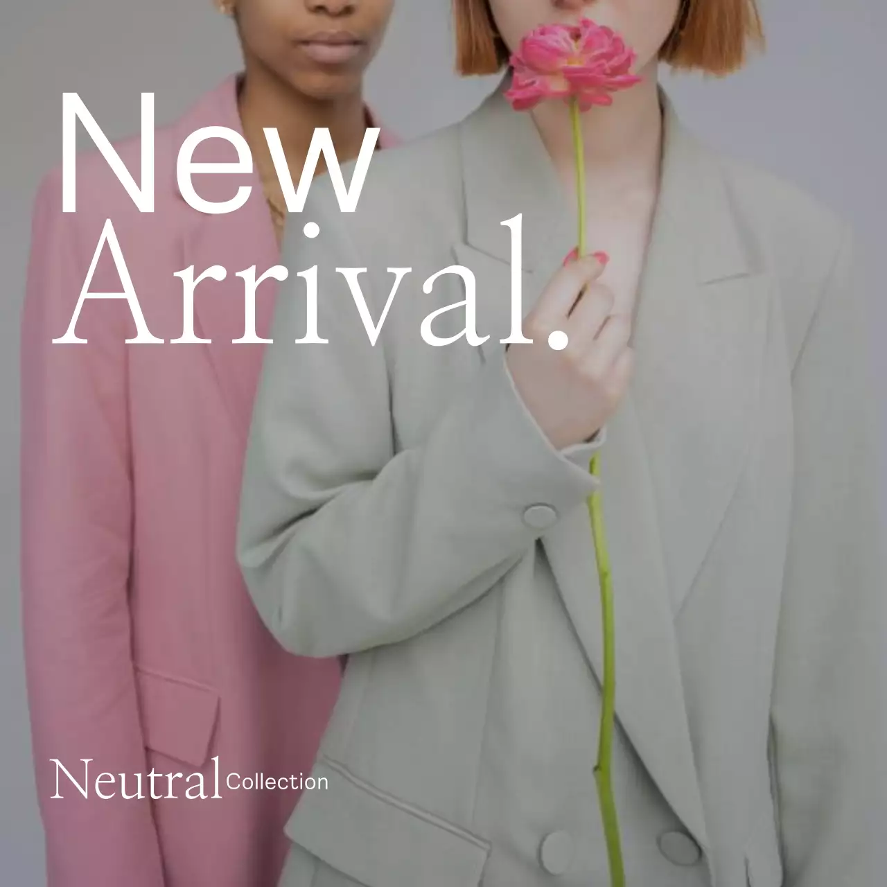 Pink Minimal Fashion Promotion Instagram Post