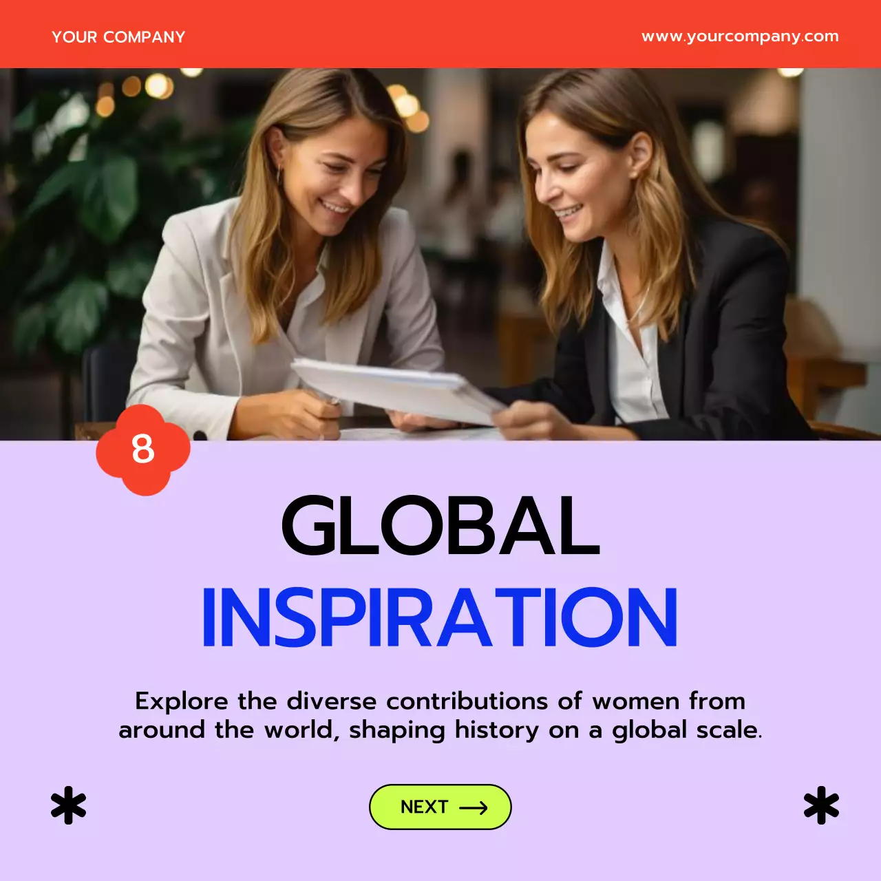 Purple Modern Empowerment Guide Social Media Post