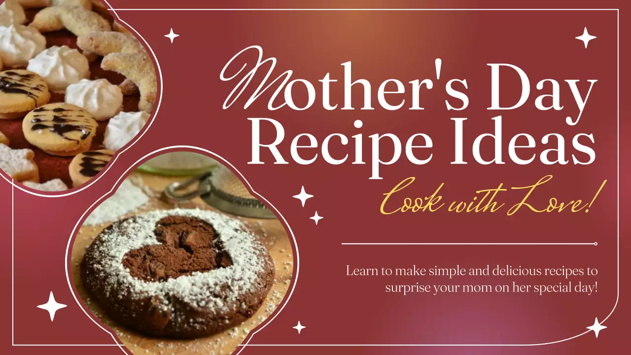 Red Elegant Recipe Guide YouTube Thumbnail