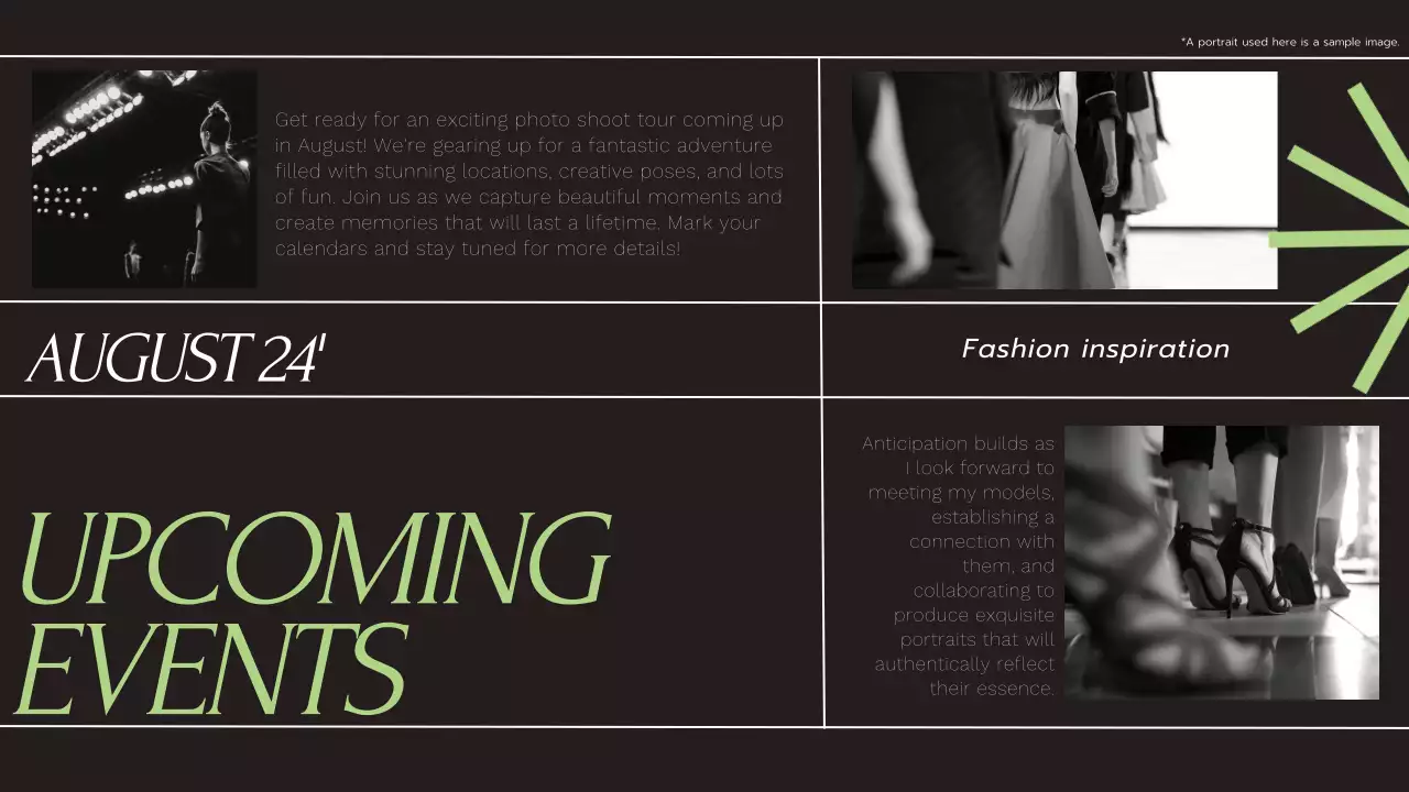 Black Elegant Photography Promotion Presentation