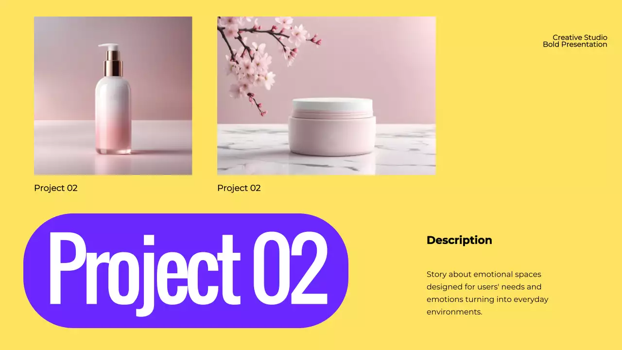 Purple Bold Portfolio Presentation