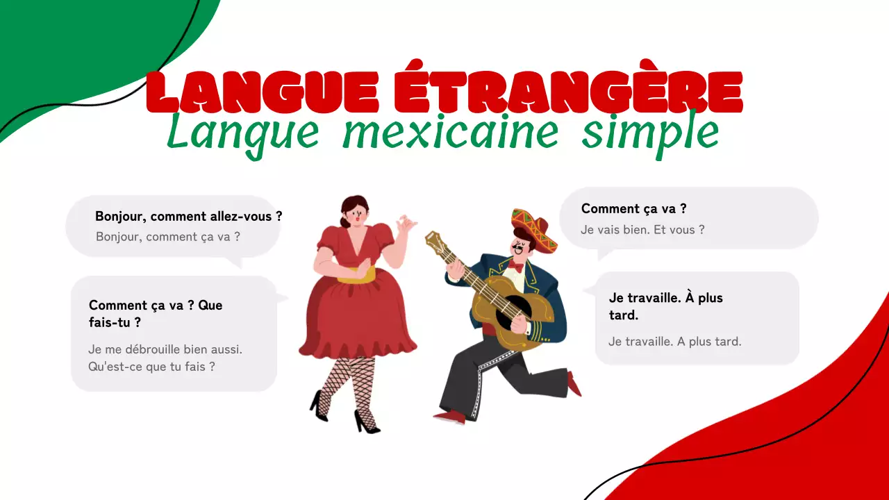 Matériel de formation simple d'introduction au Mexique