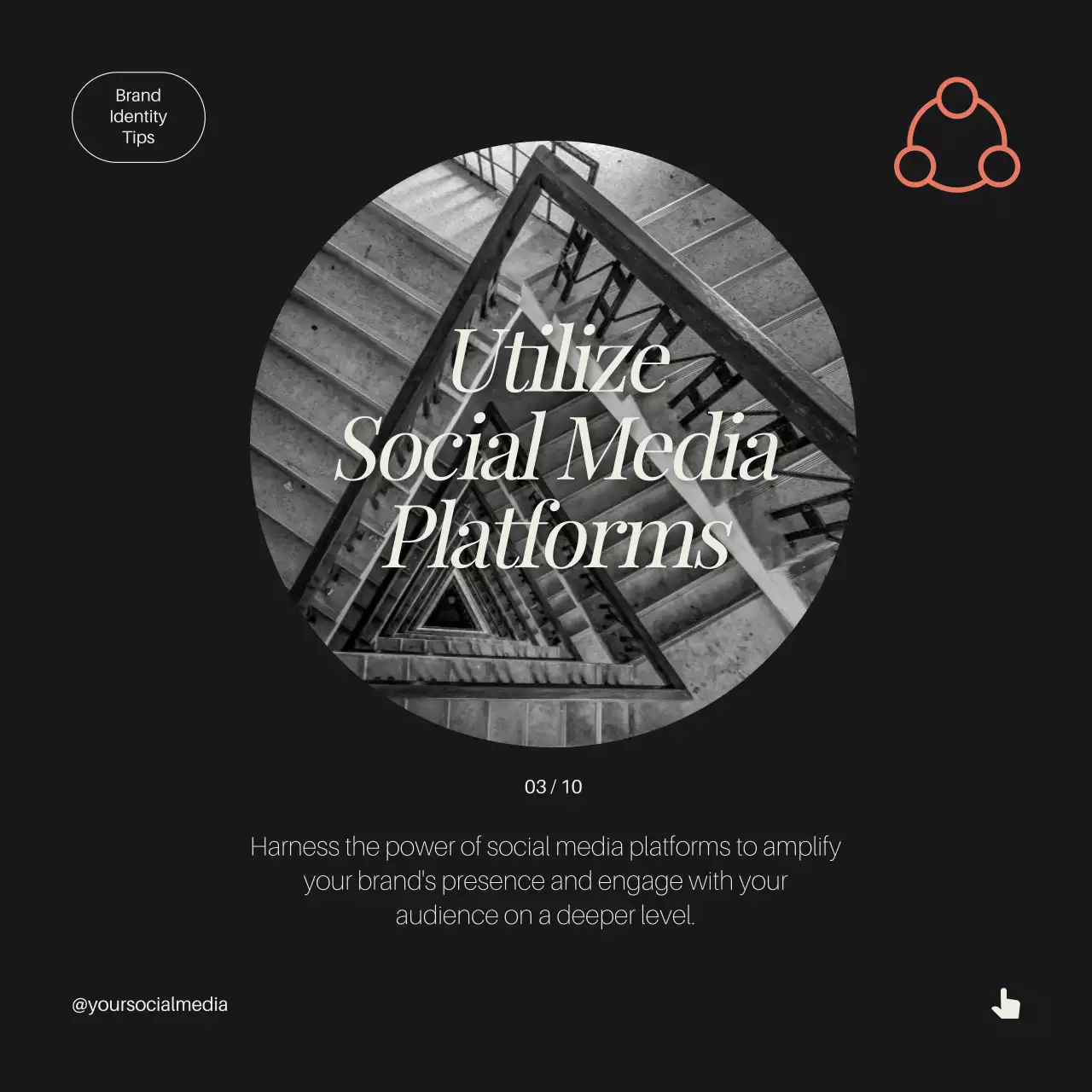 Black Elegant Brand Guide Social Media Post