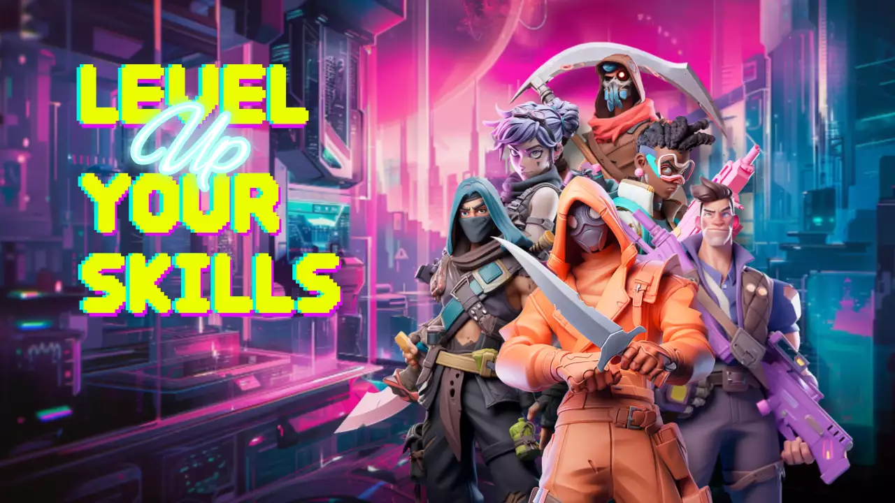 Pink Cyber Gaming Promotion YouTube Thumbnail