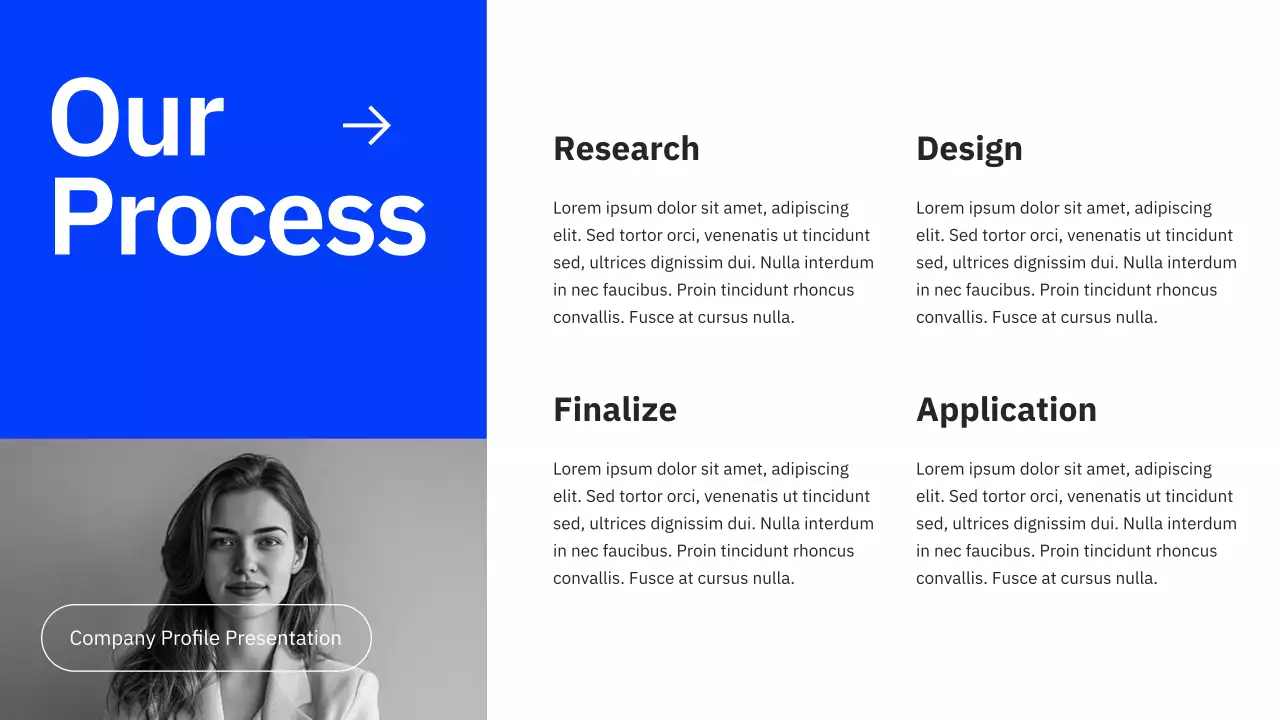 Blue Modern Company Profile Presentation