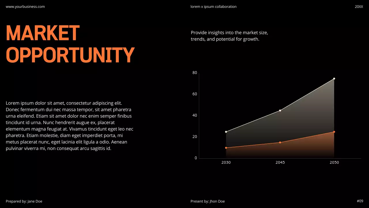 Orange Modern Business Pitch Presentation