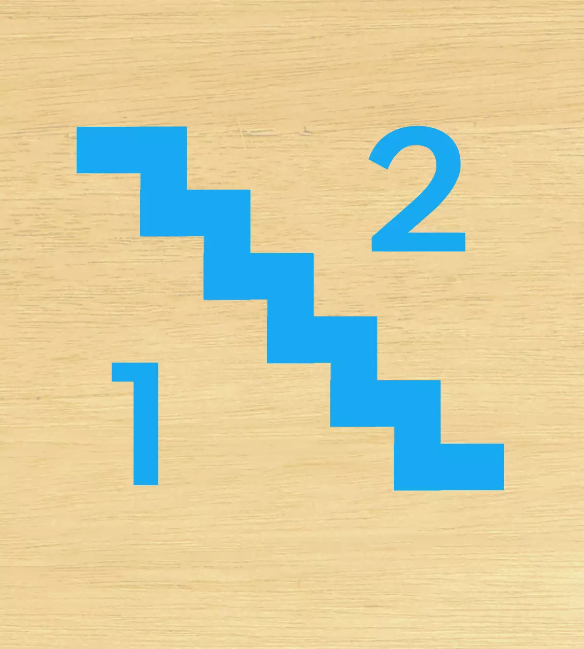 하늘색 계단 위치 안내