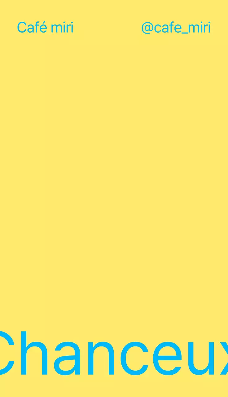 Un événement chanceux avec un schéma de couleurs complémentaires jaune-bleu