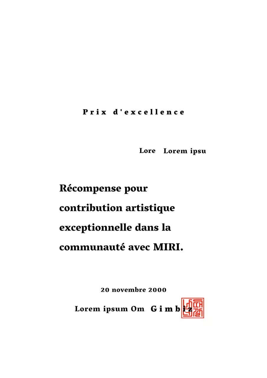 Prix d'excellence décernés aux entreprises