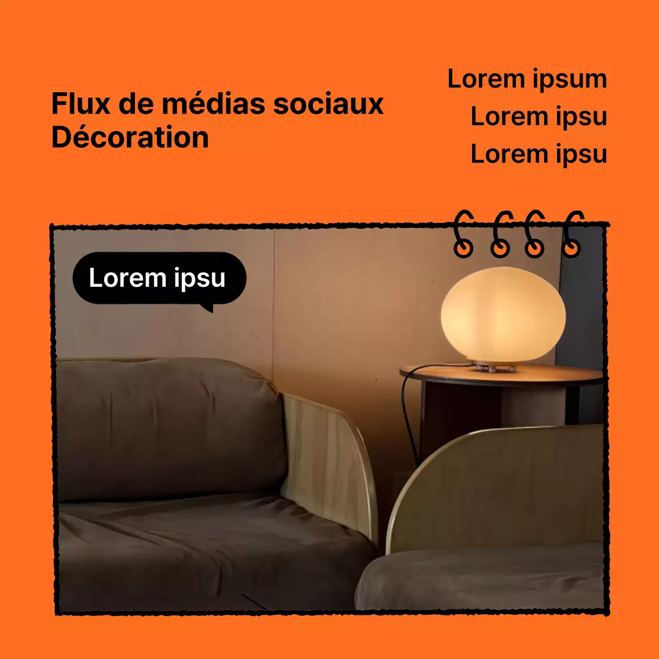 Guide pour un kit de marque propre en orange et noir