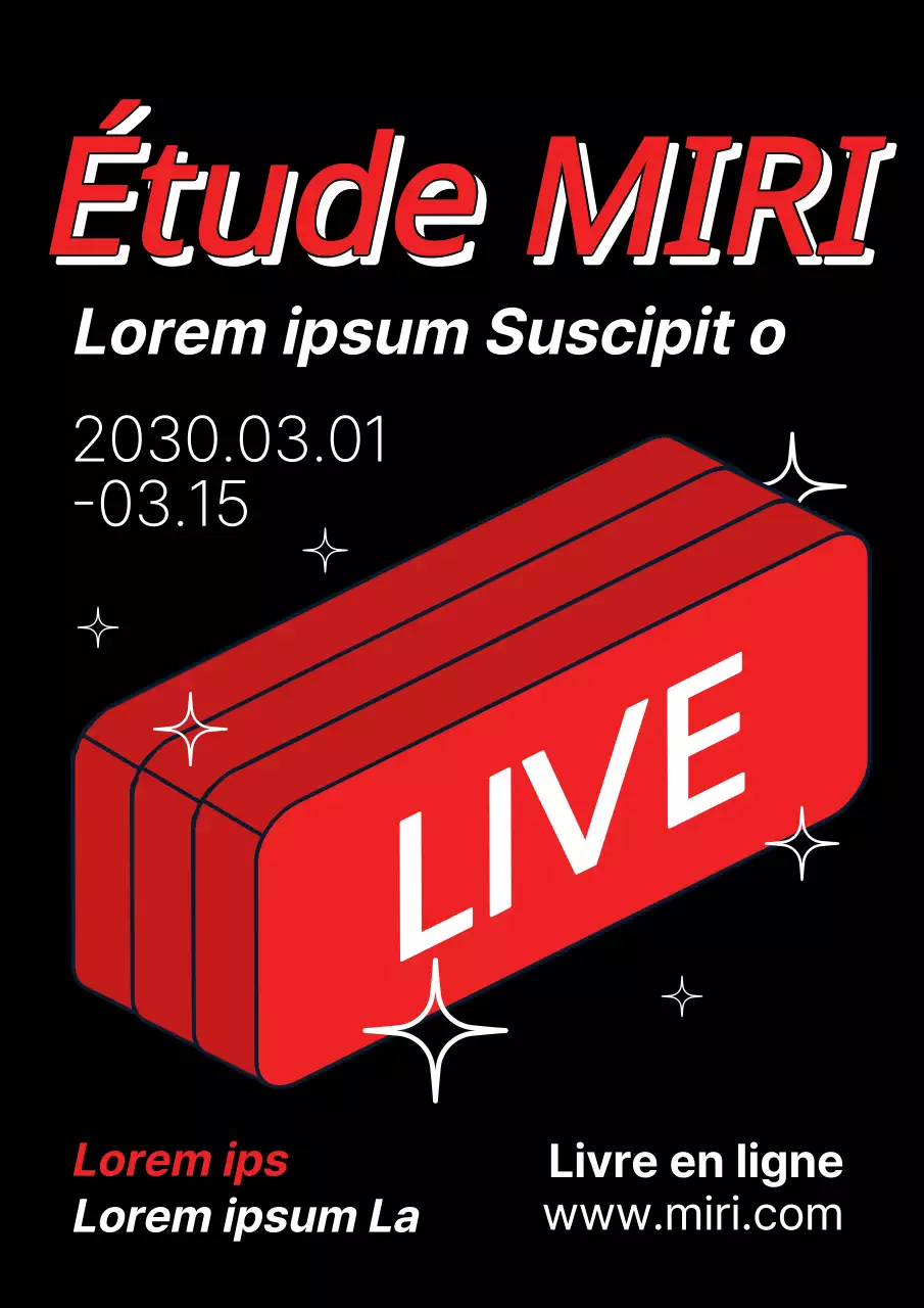 Promouvoir le pop art rouge et noir des séances d'information sur la stratégie d'étude de l'université
