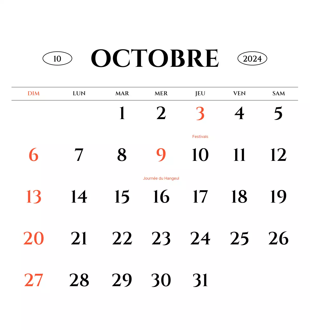 Calendrier mural de style simple avec concept de photographie de voyage émotionnelle en noir et blanc