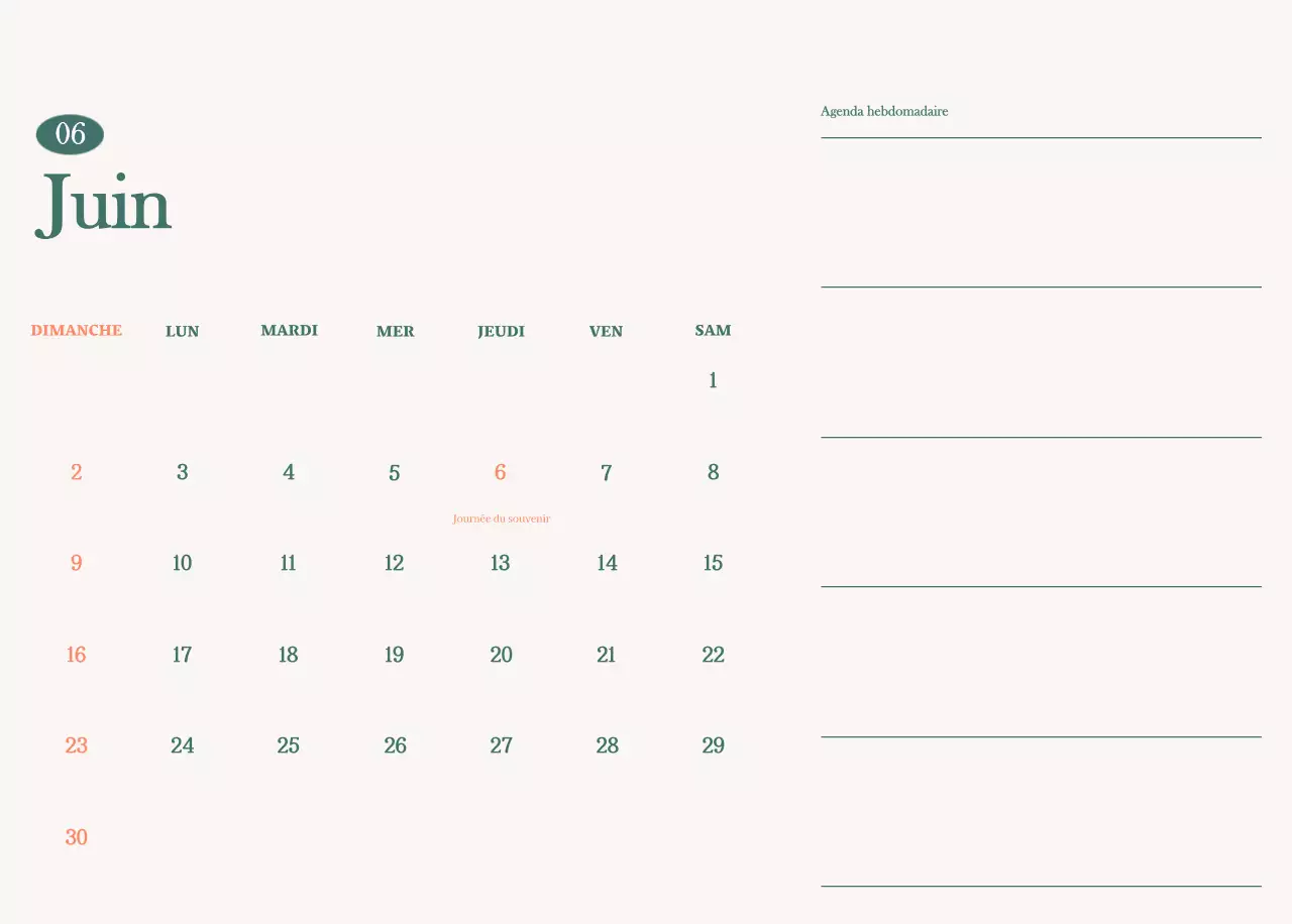 Calendrier des cafés avec recommandation de la boisson du mois