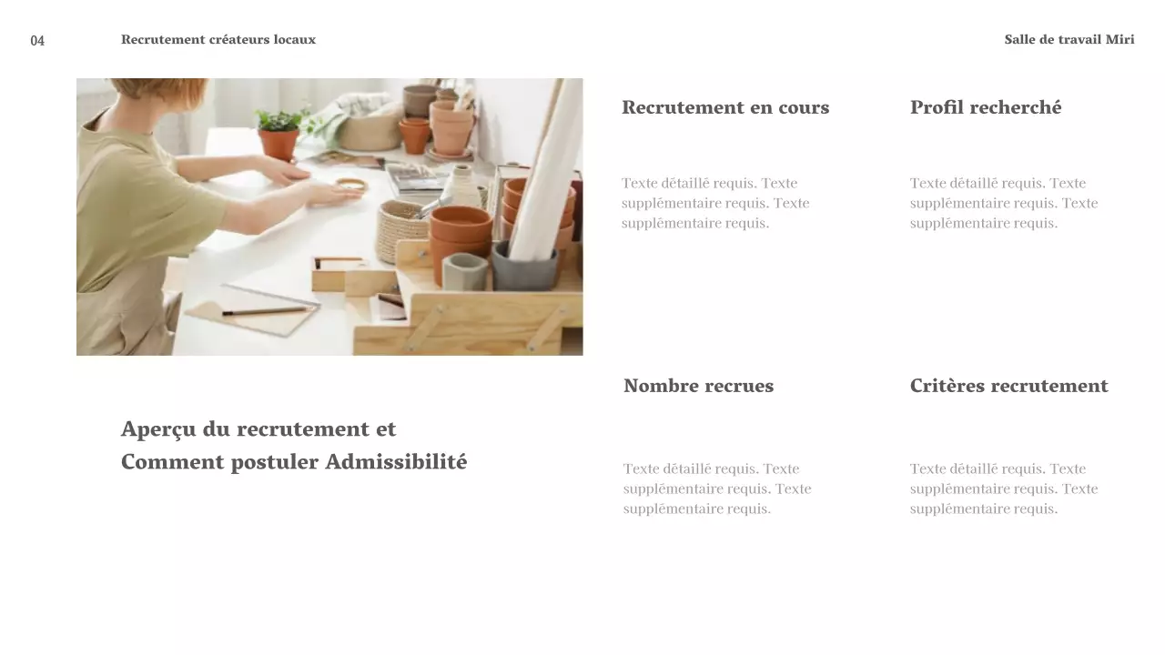 Faites la promotion de votre entreprise de location d'espaces sur un simple fond blanc.