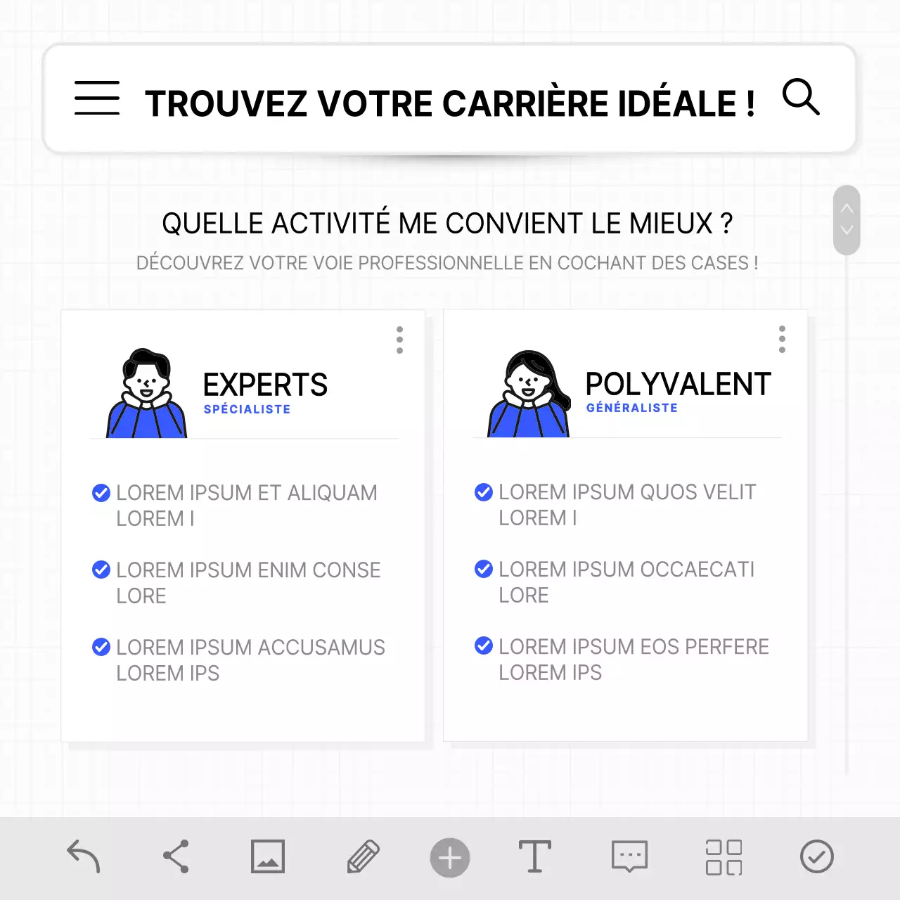 A propos du bleu et du blanc Conseils pour l'aménagement des carrières