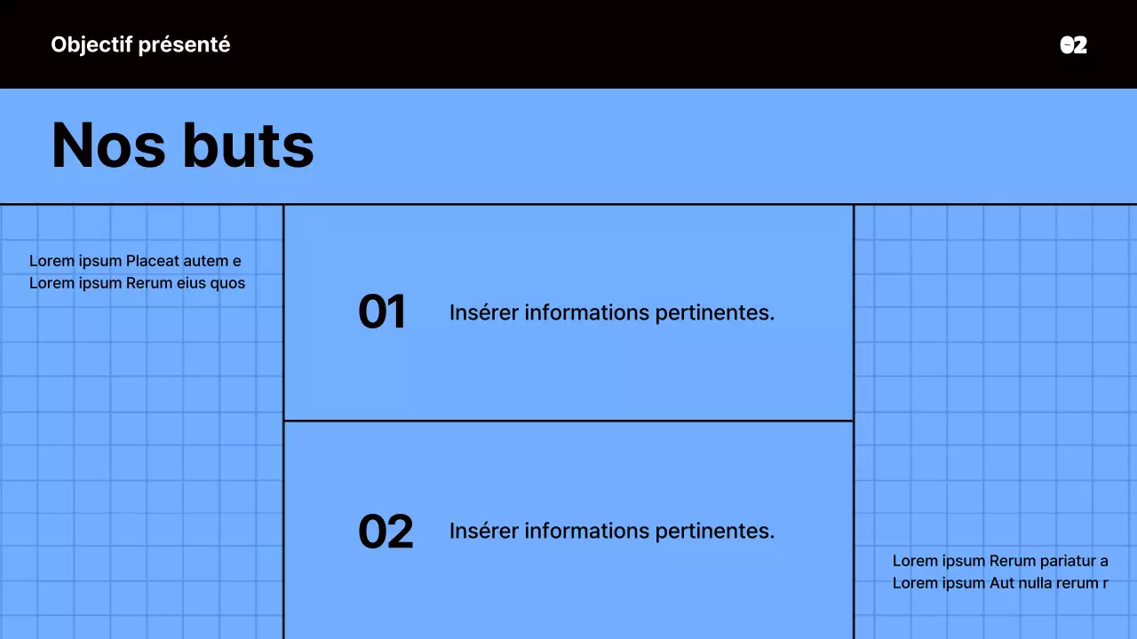 Matériel de réunion kitsch en bleu