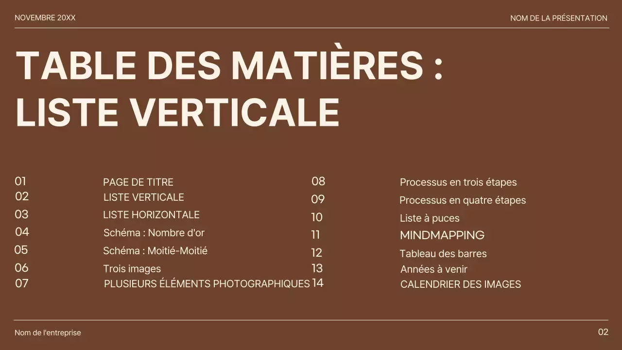 Kaki et brun Minimal Diverse Layout Pages Report
