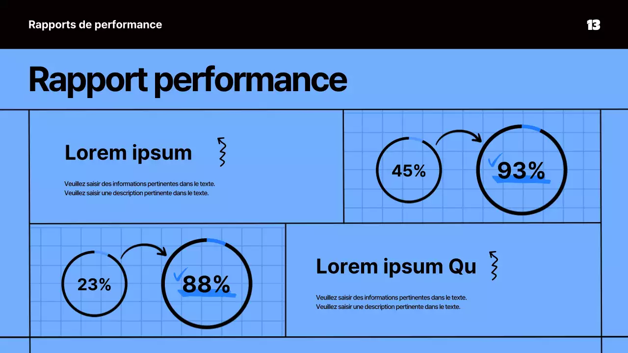 Matériel de réunion kitsch en bleu