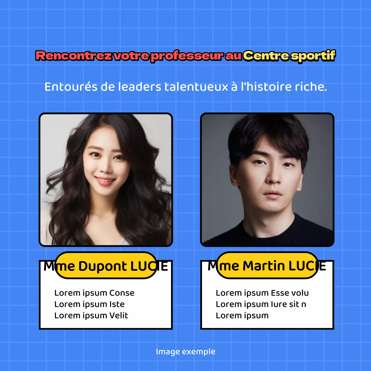 Promouvoir vos efforts de recrutement pour le bowling bleu et jaune