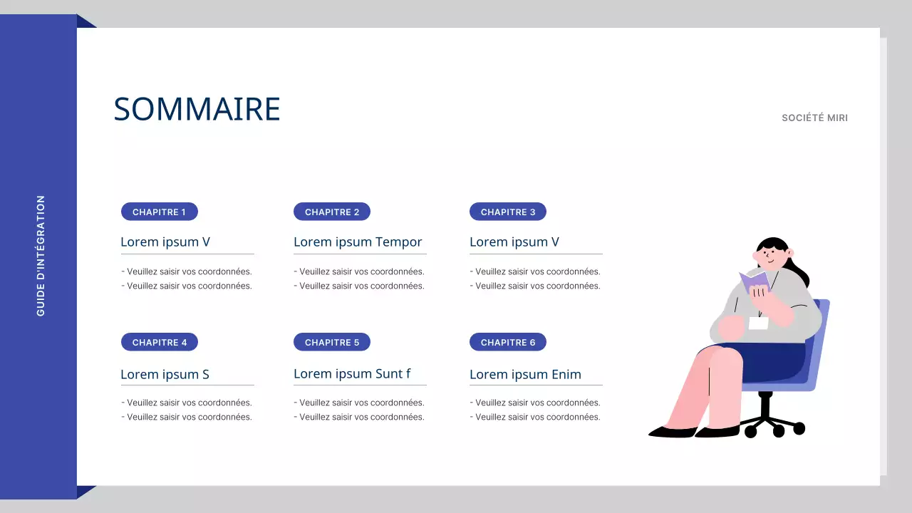 Le beau matériel de formation RH de Blue's