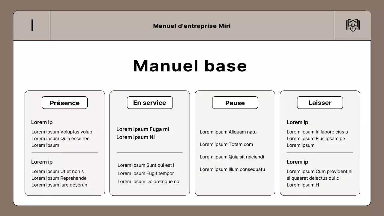Un guide pour un simple manuel de changement de couleur marron et ivoire