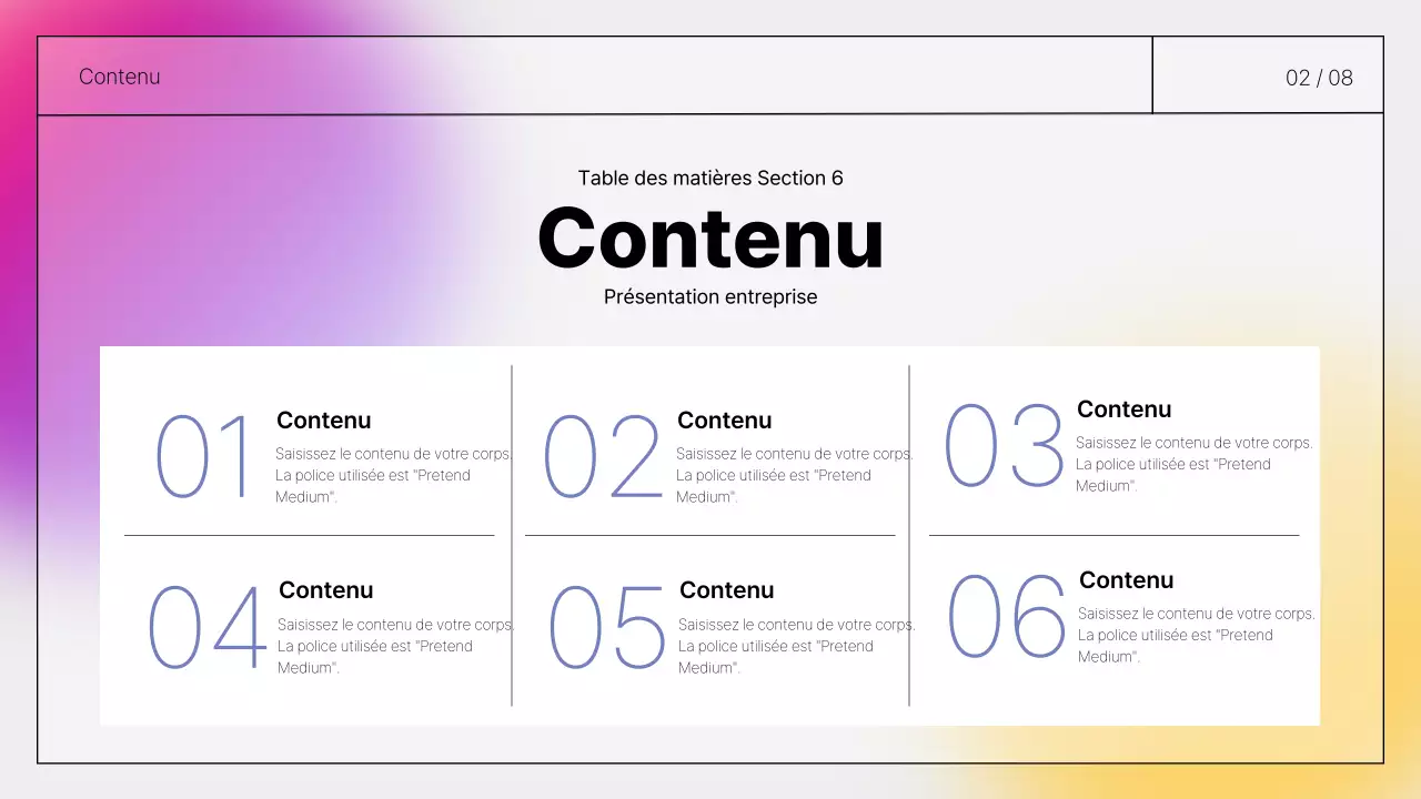 Rapports manuscrits simples et présentables en violet et jaune