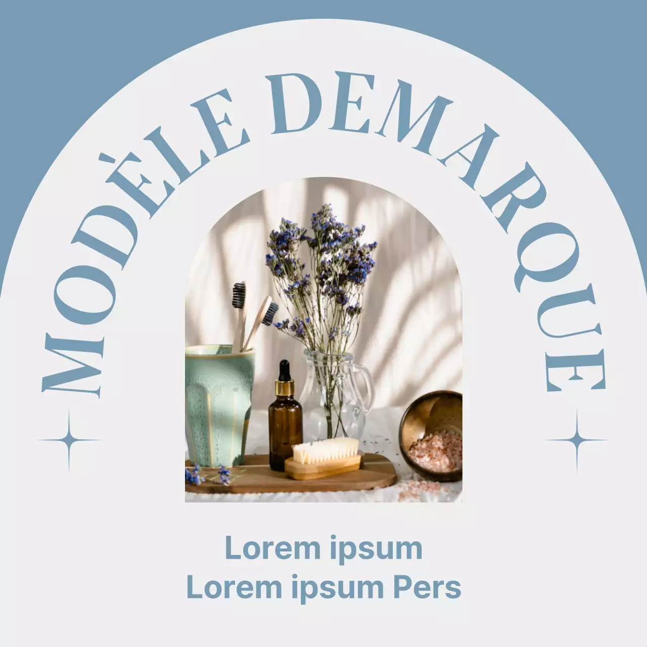 Les posts des marques Instagram de beauté qui adoptent la tendance bleu clair.