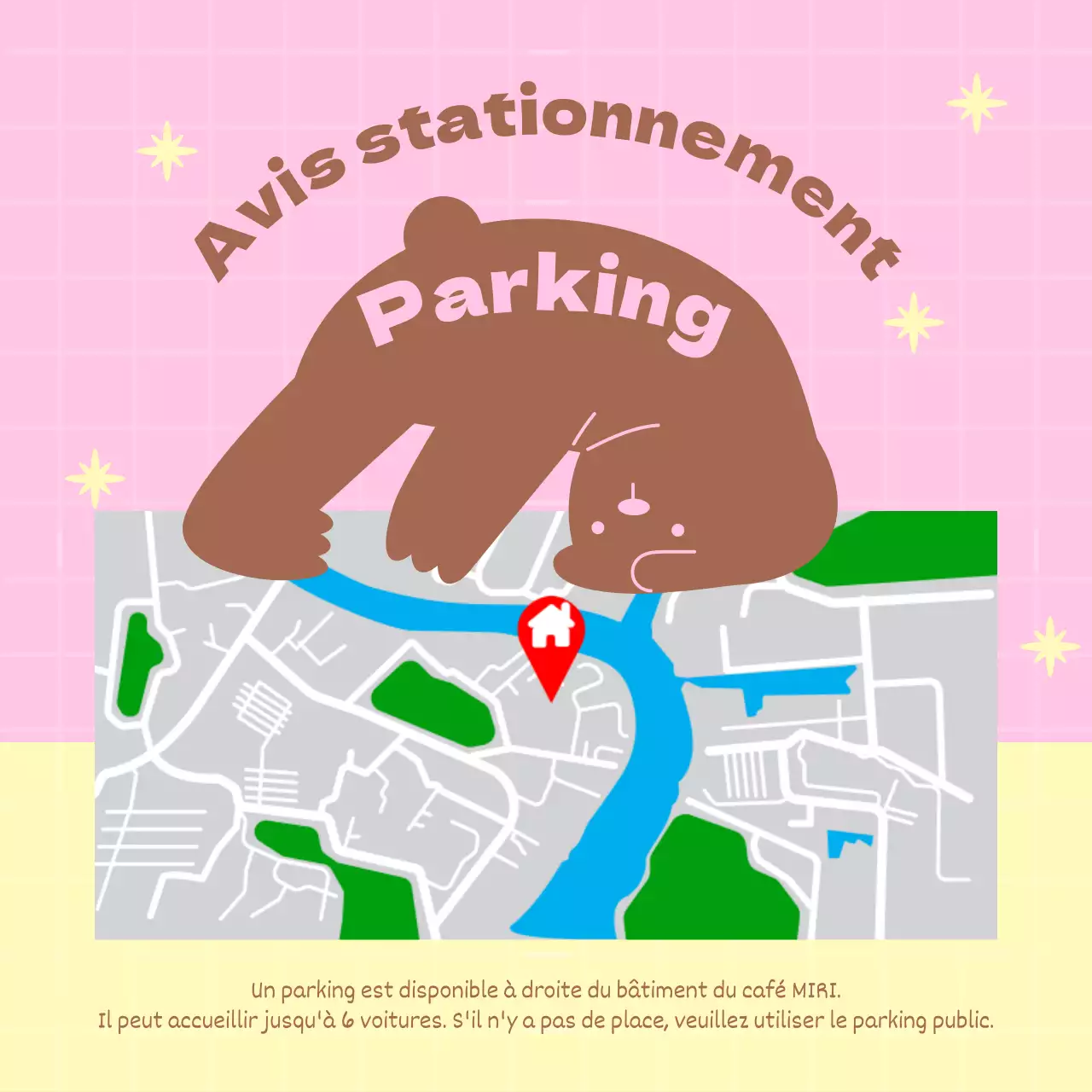 Une jolie collection de faire-part de cafés orange et rose.