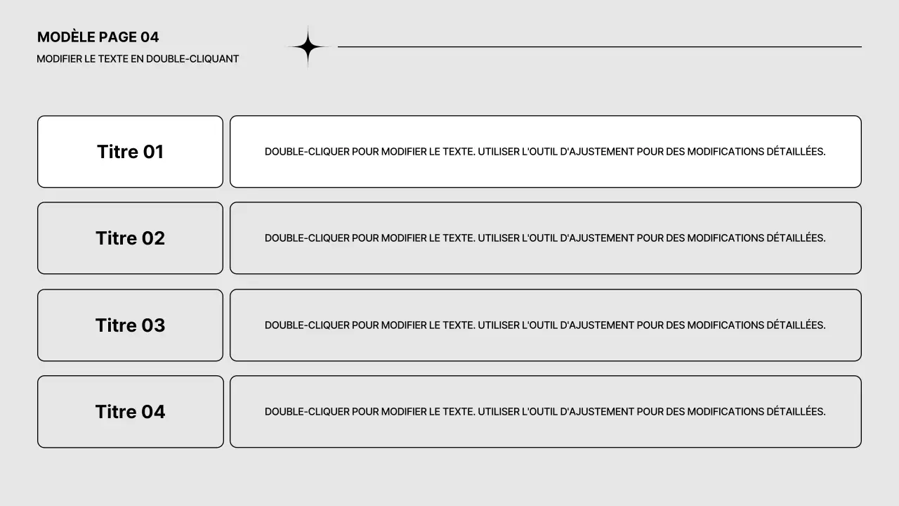 Modèle de prospectus gris moderne et gratuit