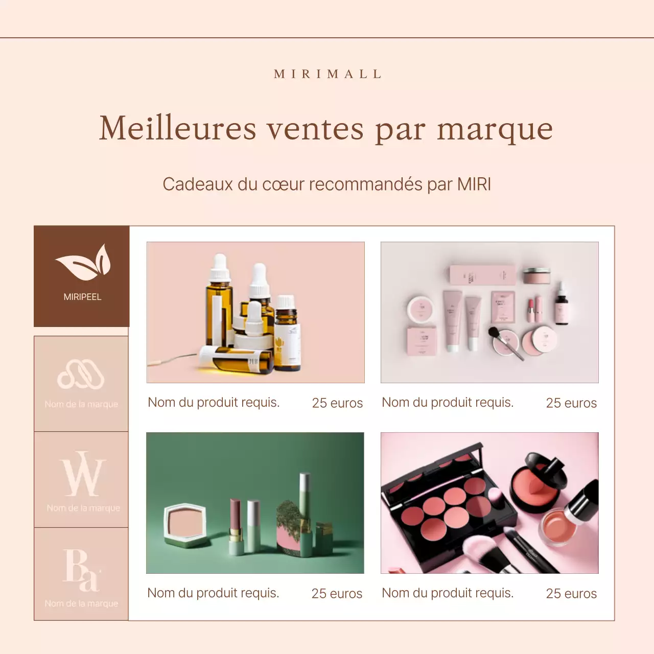 Promouvoir un coffret cadeau du Nouvel An chinois très tendance en rose et beige