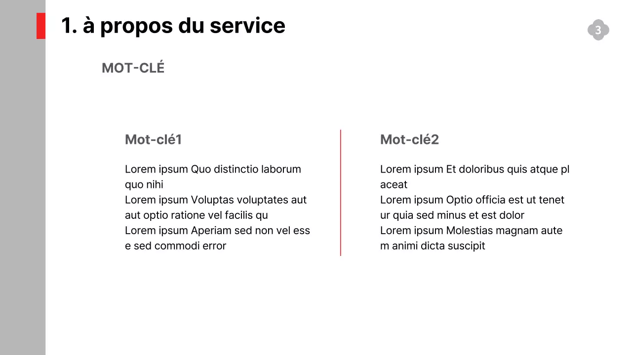 Des rapports simples, en noir et blanc, sur la performance des services, la stratégie et les prévisions d'expansion.
