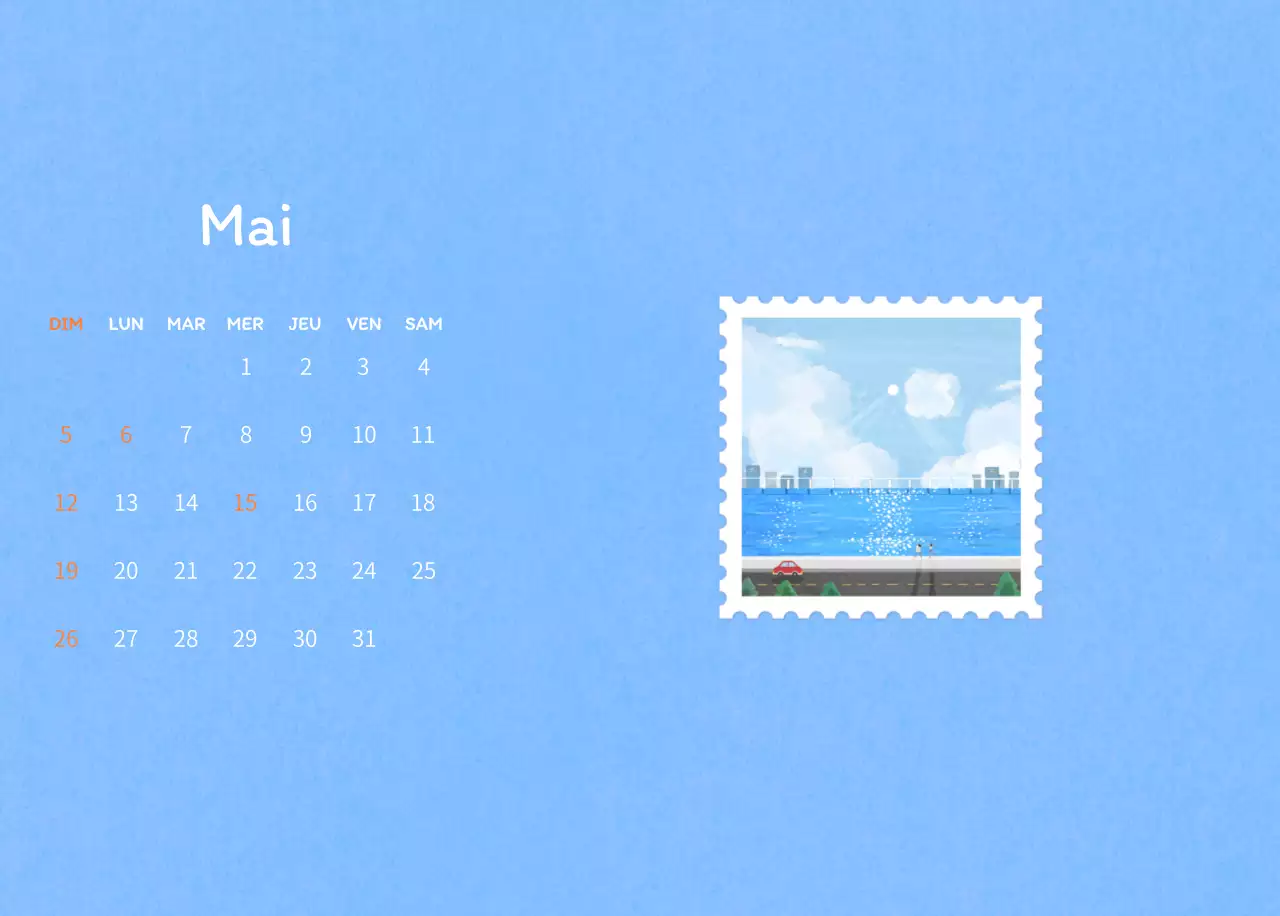 Illustrations de timbres avec un concept chaleureux
