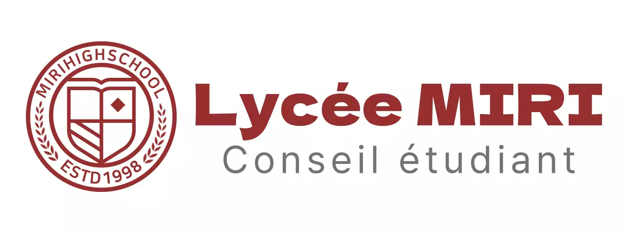 Logo de l'école secondaire sous la forme d'un symbole circulaire de l'éducation en bordeaux