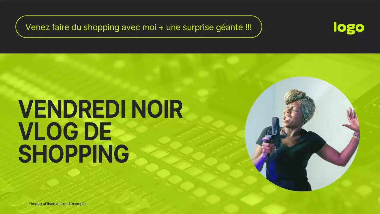 Publicité pour le vendredi noir, moderne, néon et noir