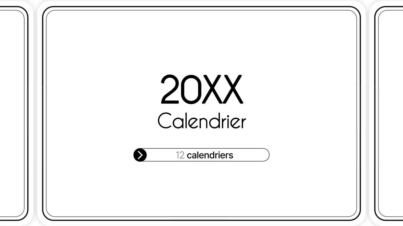 Un arc-en-ciel de calendriers tendance