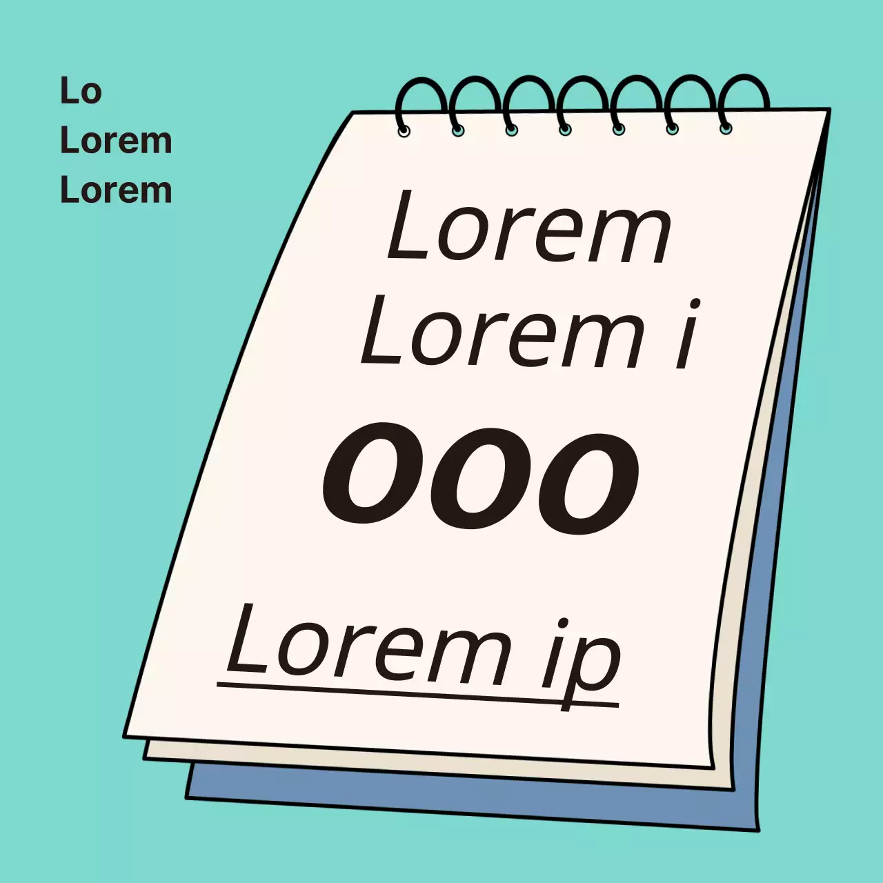 Couverture de la vignette principale de la lettre d'information simple et bleue