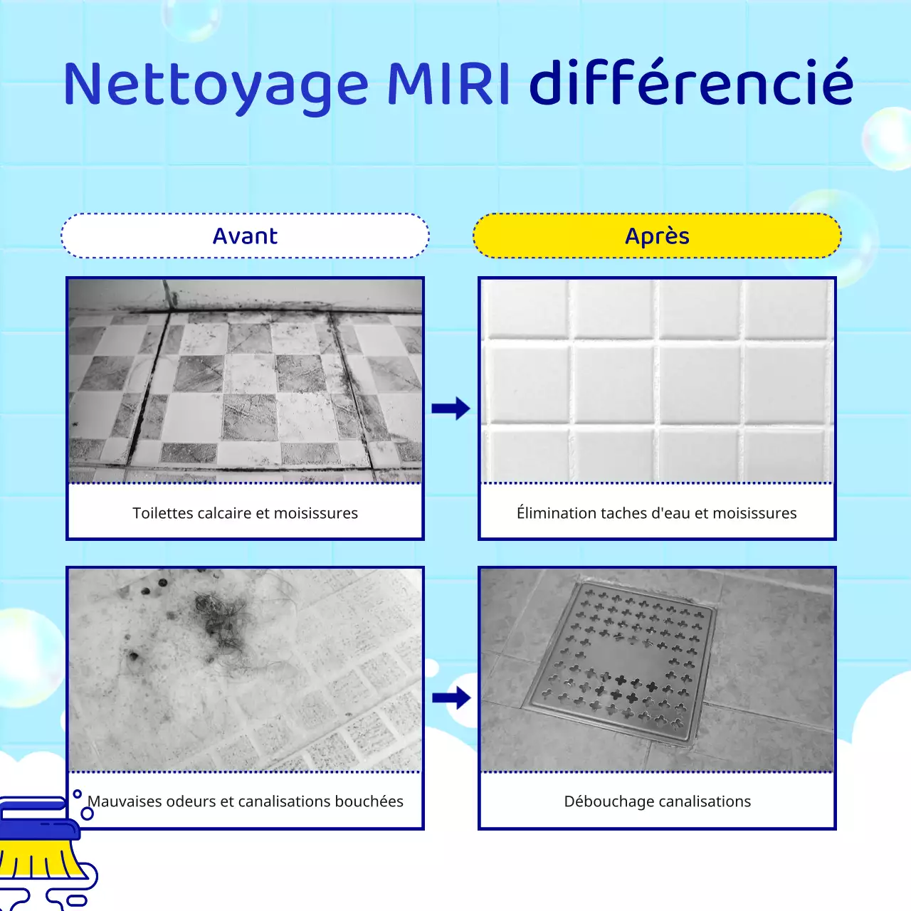 Blue's Simple Move-In Move-Out Cleaning Faites la promotion de votre entreprise de nettoyage à domicile