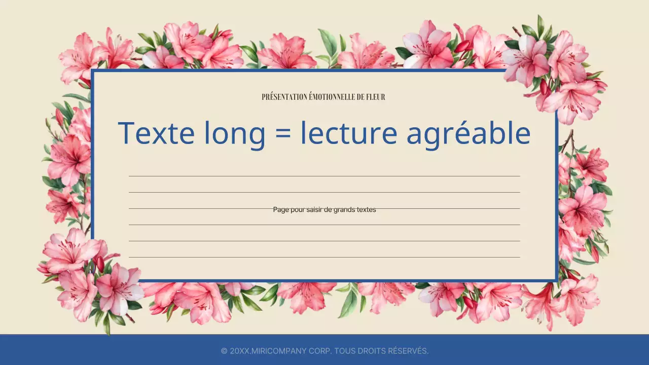 Présentation florale printanière simple et sentimentale en bleu et ivoire