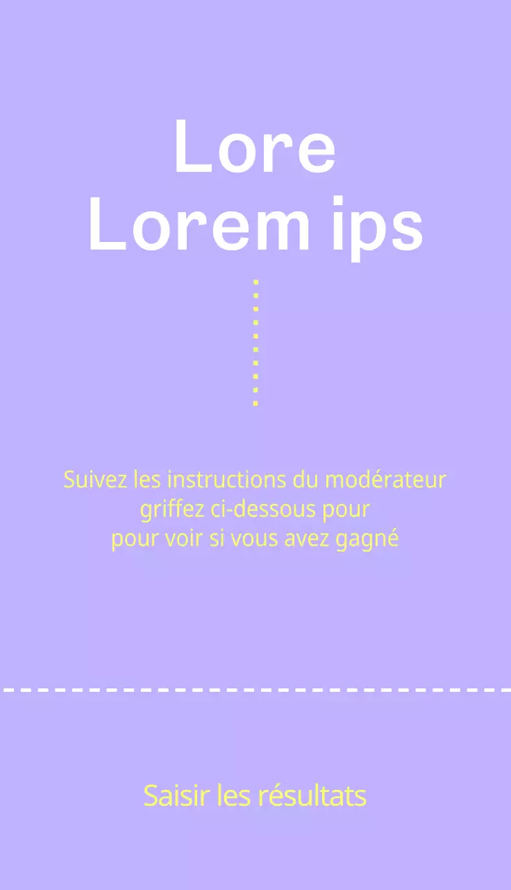 Un événement de baby shower violet et jaune, de type "clean ticket".