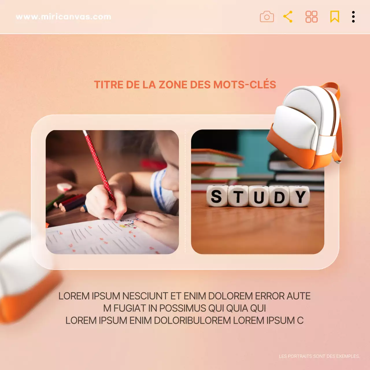 Un arrière-plan tendance dans les tons menthe et roseA propos du modèle